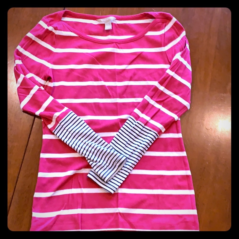 Banana republic striped shirt
